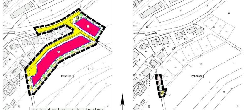 Ausschnitt Bplan Am Inchenberg, 1. Änderung