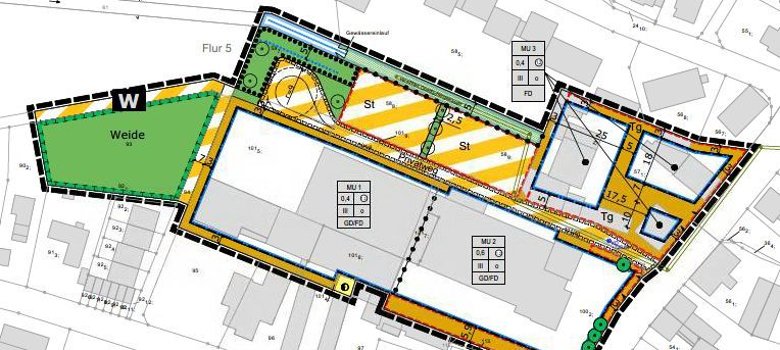 Ausschnitt Bplan Bahnhofstraße 71-73