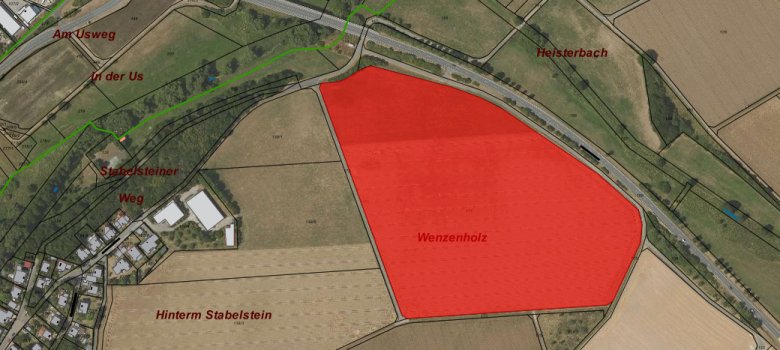 Lageplan Gewerbegebiet Wenzenholz