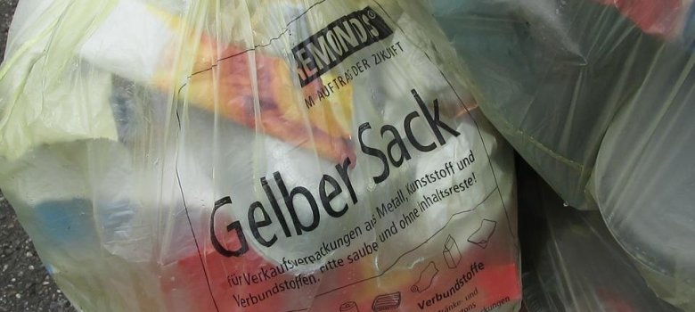Gefüllter Gelber Sack