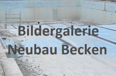 Bildergalerie Neubau Becken