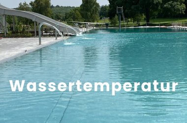 Wassertemperatur Waldschwimmbad