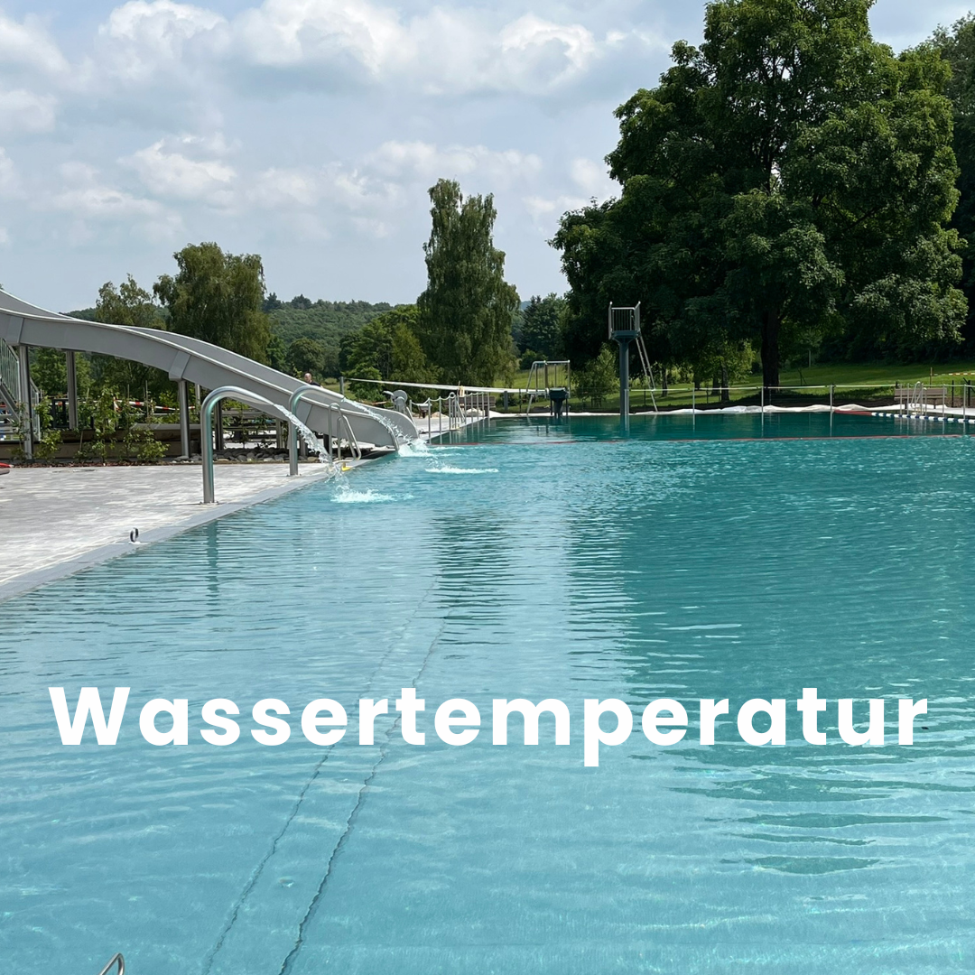 Wassertemperatur Waldschwimmbad