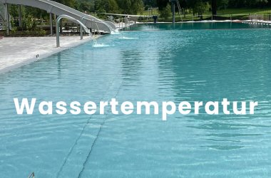 Wassertemperatur Waldschwimmbad