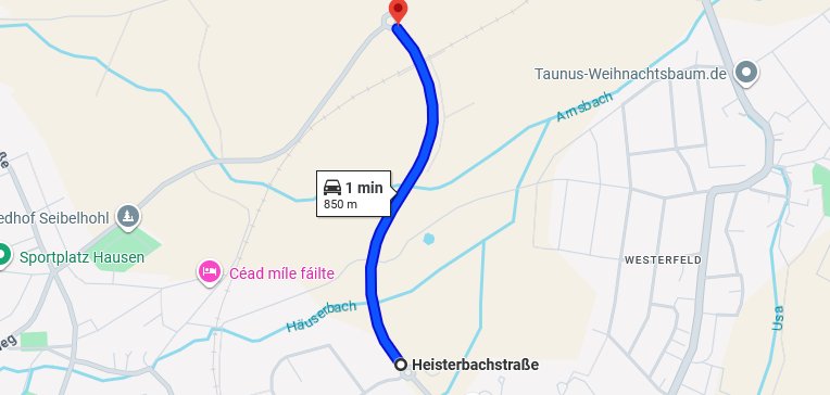 Sperrung der Heisterbachstraße am 10.12.2025