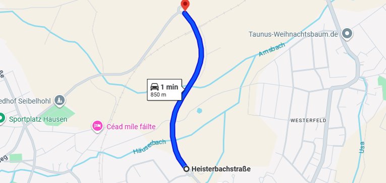 Sperrung der Heisterbachstraße am 10.12.2025