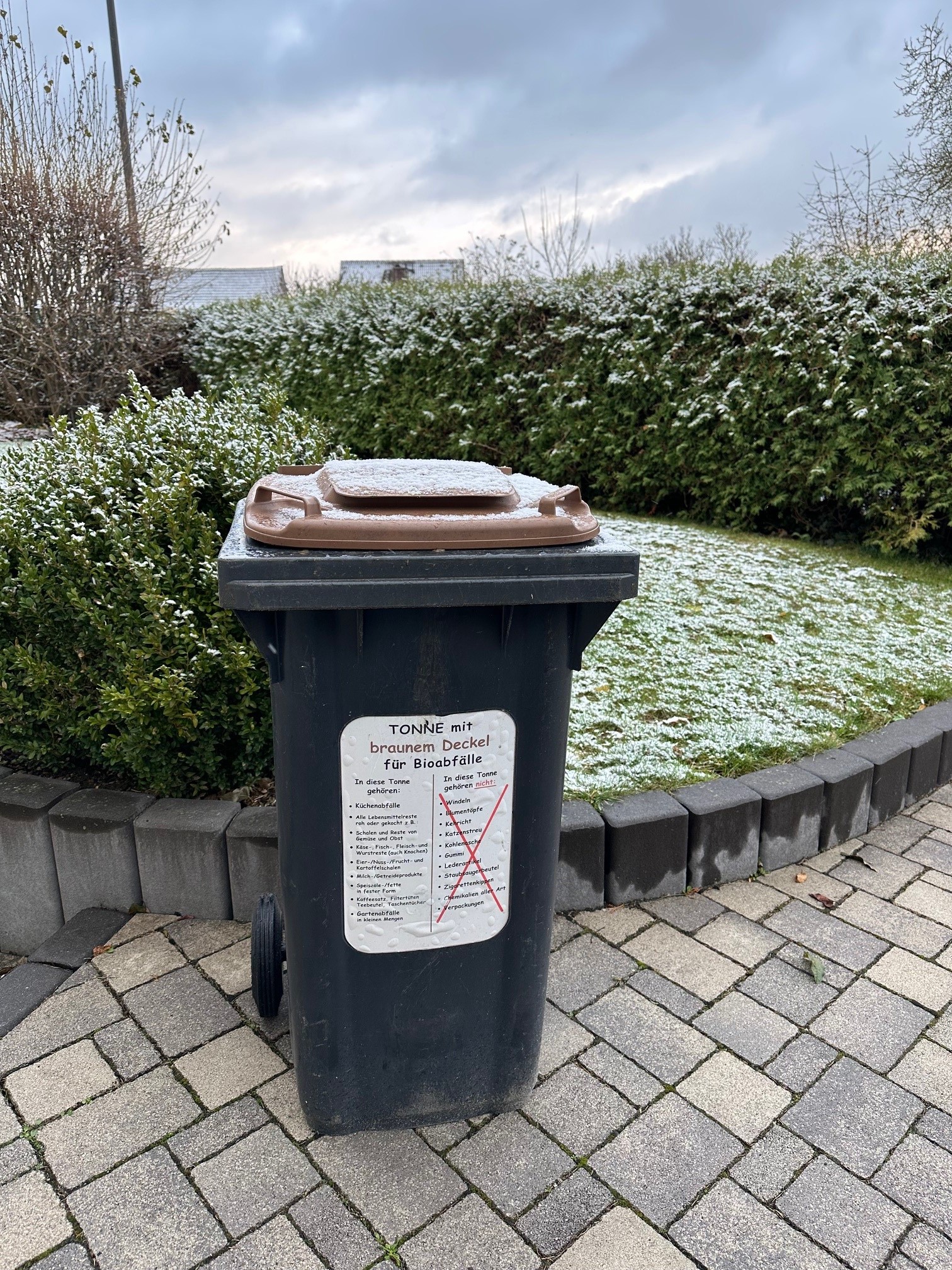 Biotonne bei Frost Biotonne bei Frost