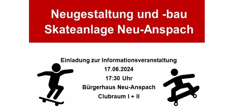 Informationsveranstaltung Skateanlage