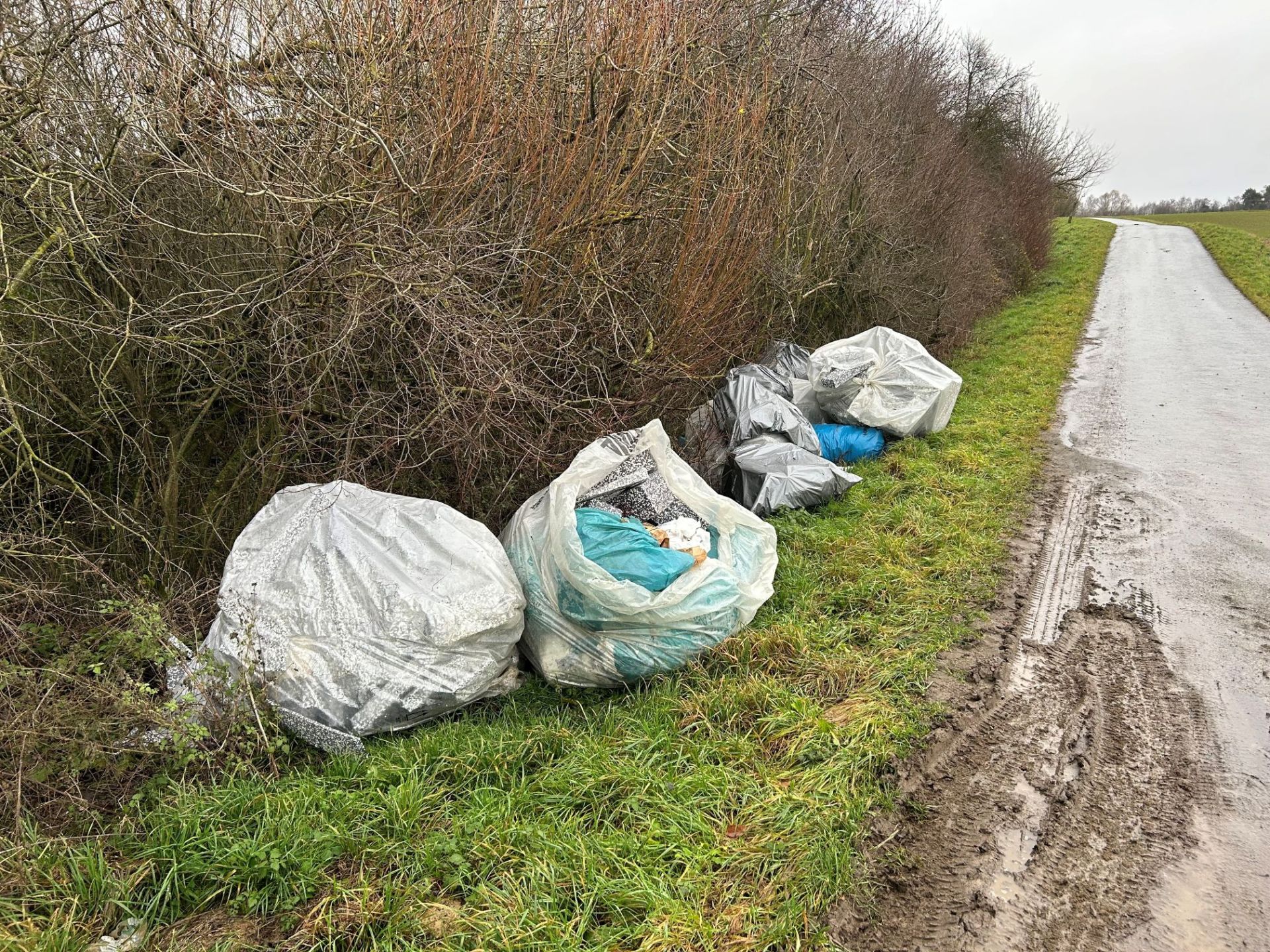 Illegale Müllablagerungen im Stadtgebiet