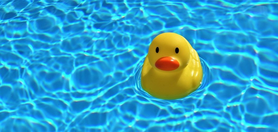 Pool mit Gummiente