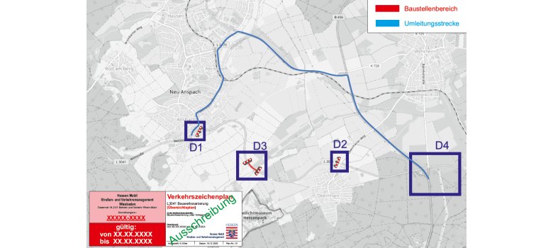 Verkehrszeichenplan Verkehrszeichenplan