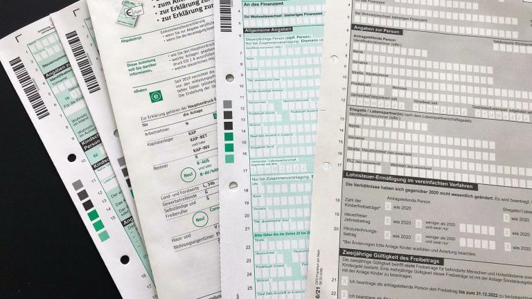 Steuererklärungsvordrucke Steuererklärungsvordrucke