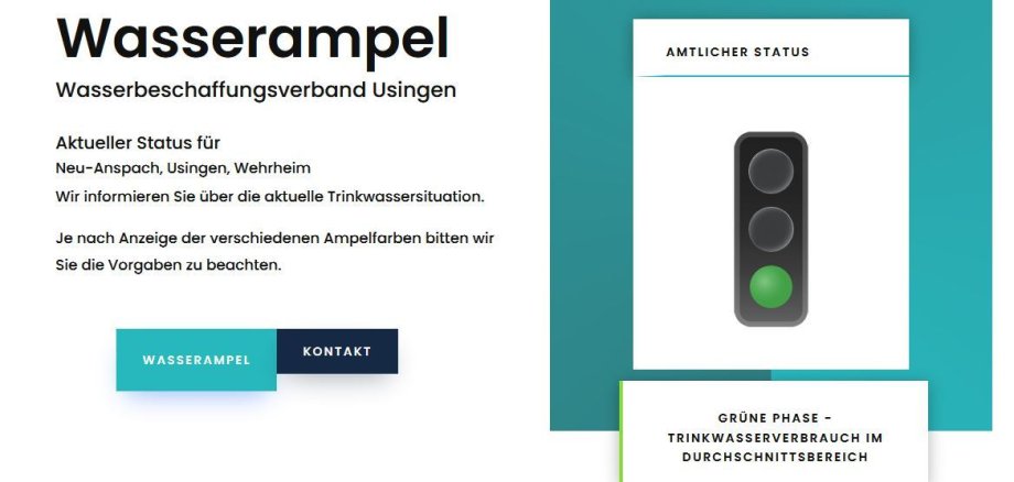 Wasserampel des Wasserbeschaffungsverbandes Usingen