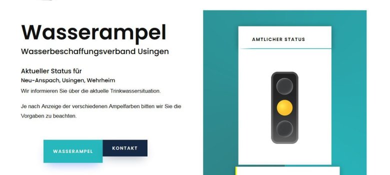 Wasserampel des Wasserbeschaffungsverbandes Usingen