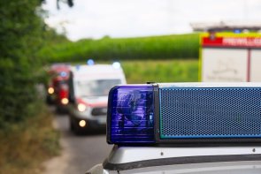 Katastrophenschutz Einsatzfahrzeuge der Polizei, Feuerwehr und Rettungsdienst